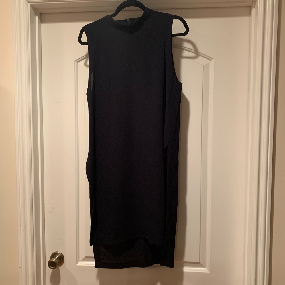 LUSH Mock Neck Sleeveless Tunic